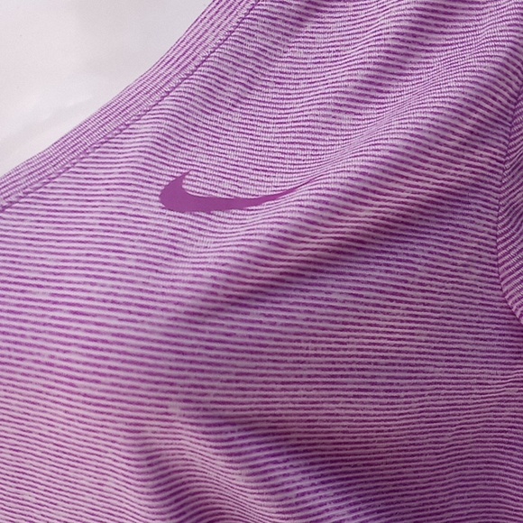 Nike Dri-Fit Striped V Neck Tshirt - Picture 4 of 11